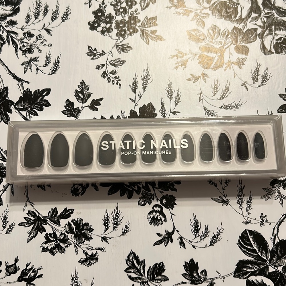 Static nails pop-on manicure